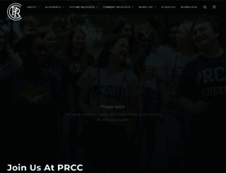 prcc.edu screenshot
