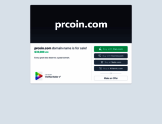 prcoin.com screenshot