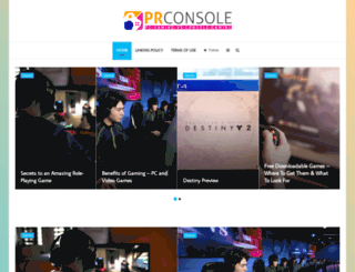 prconsole.com screenshot