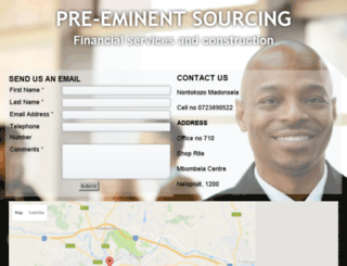 pre-eminentsourcing.co.za screenshot