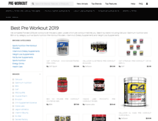 pre-workout.org screenshot