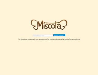 pre.miscota.fr screenshot