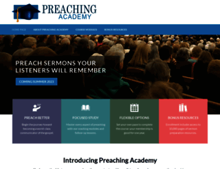 preachingacademy.com screenshot