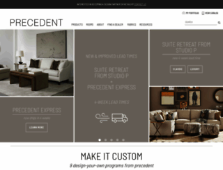 precedent-furniture.com screenshot