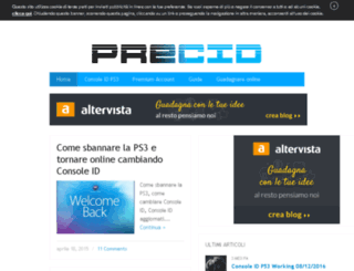 precid.altervista.org screenshot