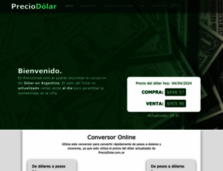 preciodolar.com.ar screenshot
