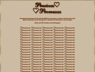 preciosas-promessas.com.br screenshot