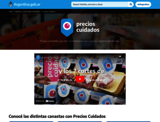 precioscuidados.gob.ar screenshot