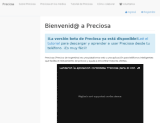 preciosdeargentina.com.ar screenshot