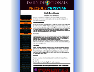 precious-christian-dailydevotionals.com screenshot
