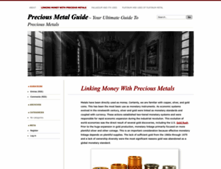 preciousmetalguide.wordpress.com screenshot