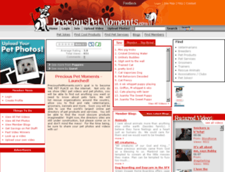 preciouspetmoments.com screenshot