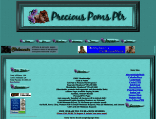 preciouspomsptr.com screenshot