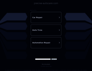 precise-autocare.com screenshot