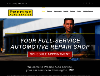 preciseautomotiveservice.com screenshot