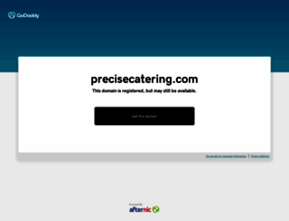 precisecatering.com screenshot