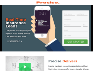 preciseleads.com screenshot