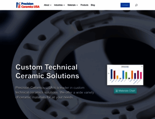 precision-ceramics.com screenshot