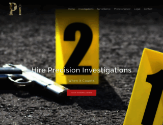 precision-investigations.com screenshot