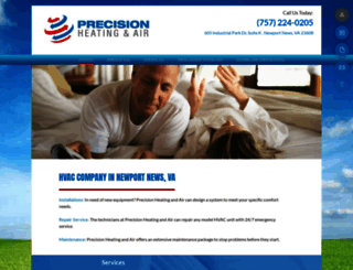 precisionair-va.com screenshot