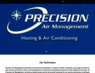 precisionairmgmt.com screenshot