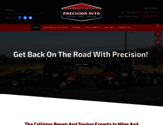 precisionautoandbody.com screenshot