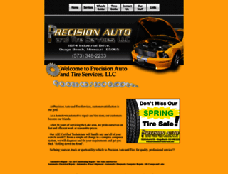 precisionautoandtire.com screenshot