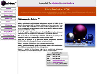 precisionballs.com screenshot