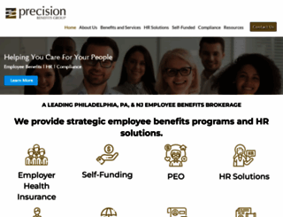 precisionbenefits.com screenshot