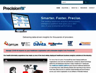 precisionbi.com screenshot