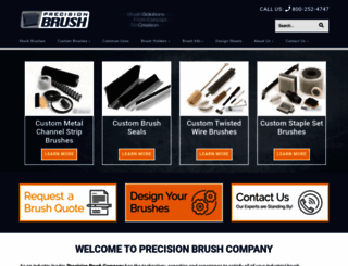 precisionbrush.com screenshot