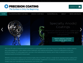 precisioncoating.com screenshot