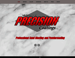 precisioncoatingsaz.com screenshot