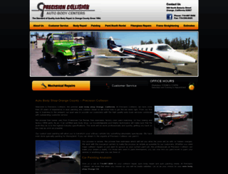 precisioncollision.com screenshot