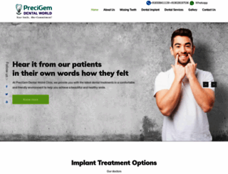 precisiondentalimplant.com screenshot
