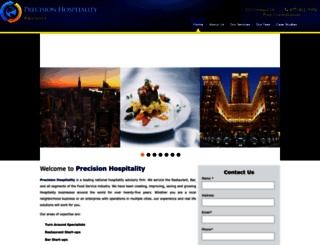 precisionhospitality.com screenshot