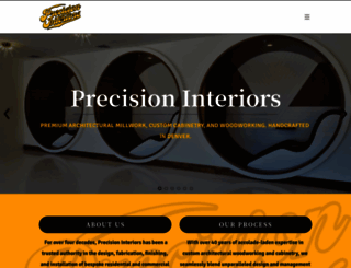 precisioninteriors.com screenshot