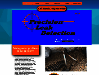 precisionleakindiana.com screenshot