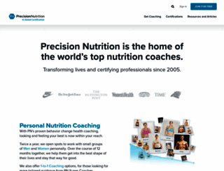 precisionnutrition.com screenshot