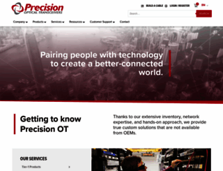 precisionot.com screenshot