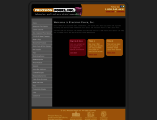 precisionpours.com screenshot