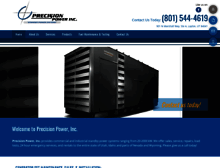 precisionpowerinc.com screenshot