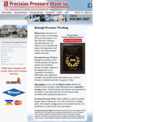 precisionpressurewash.com screenshot