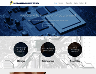 precisionprocurement.com screenshot