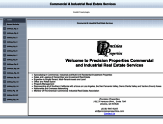 precisionproperties.com screenshot