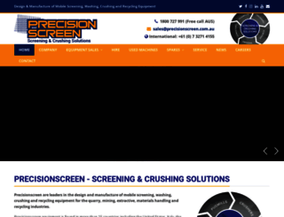 precisionscreen.com.au screenshot