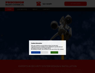 precisionsecurity.ie screenshot