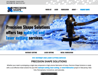 precisionshapesolutions.com screenshot