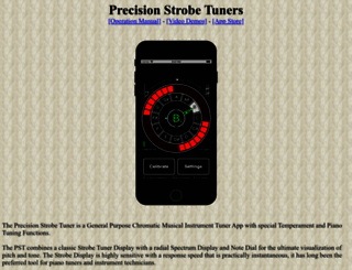 precisionstrobe.com screenshot