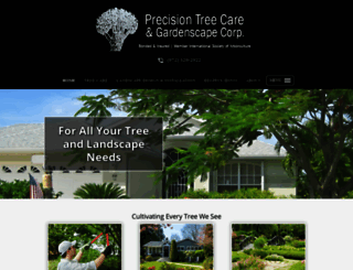 precisiontreecare.com screenshot